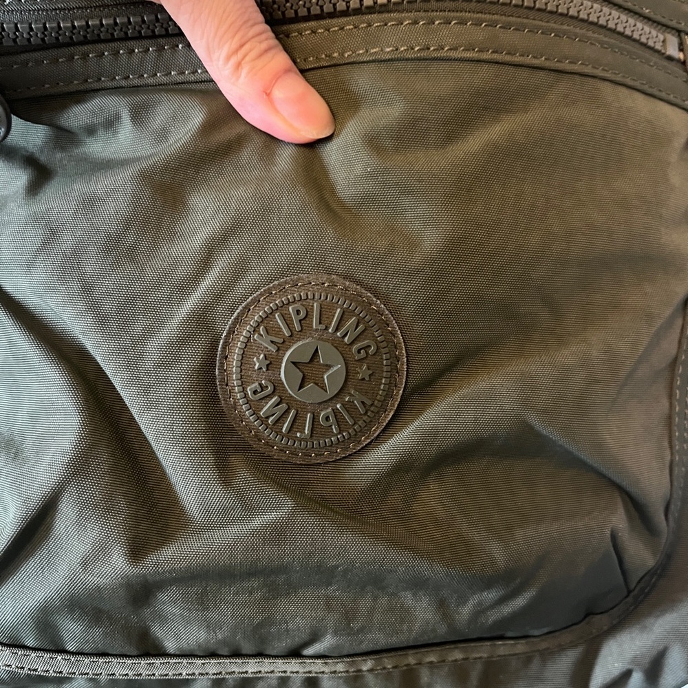 Kipling Khaki Green Backpack